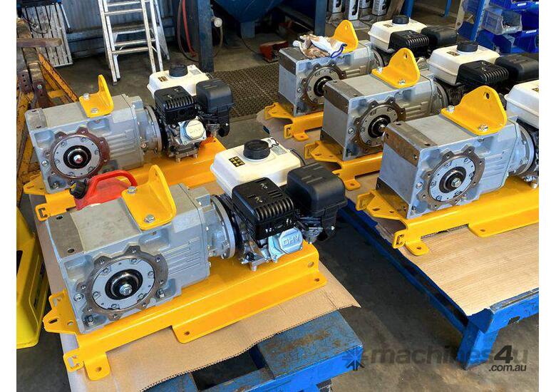 caption Portable Petrol Capstan Winch 2 Tonne - Model: PPCW2000, Built Tough & Designed
