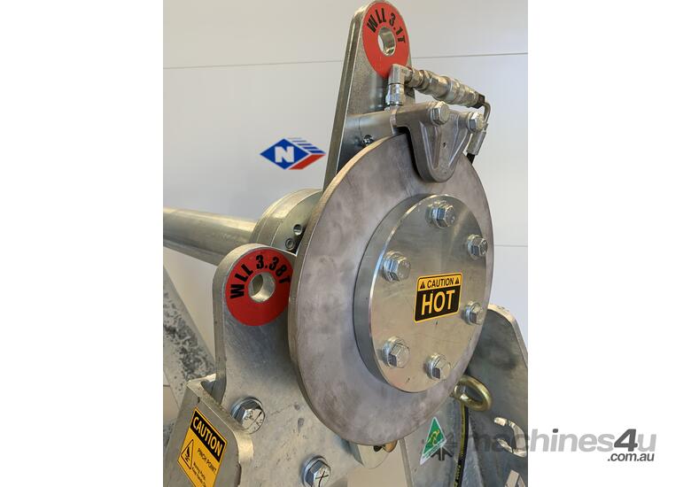 caption Cable Drum Stand 6000 KG- Bolt Together (excluding brake kit), Built Tough & Designed to Last!
