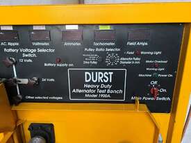 Durst 1900A  Heavy Duty Alternator Test Bench with Load Bank, ex Govt. - picture1' - Click to enlarge