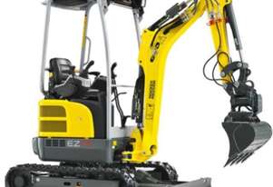 New Wacker Neuson EZ17 Excavator Power Tilt Quick Hitch, Inc Bucket Set