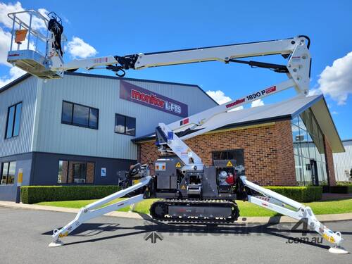 Used 2021 platform basket Monitor 1890 P - 18m Spider Lift Spider Boom ...