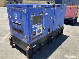 01/2009 Nugen WPS45S Generator, 16525 Hours Showing, 4 Cylinder Perkins Diesel Engine, 415/240V, Bat - picture0' - Click to enlarge