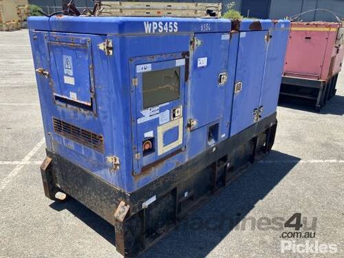 01/2009 Nugen WPS45S Generator, 16525 Hours Showing, 4 Cylinder Perkins Diesel Engine, 415/240V, Bat