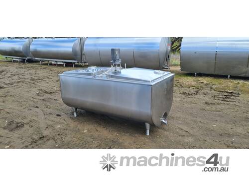 STAINLESS STEEL TANK, MILK VAT 1150lt