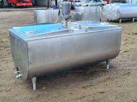 STAINLESS STEEL TANK, MILK VAT 1150lt - picture2' - Click to enlarge