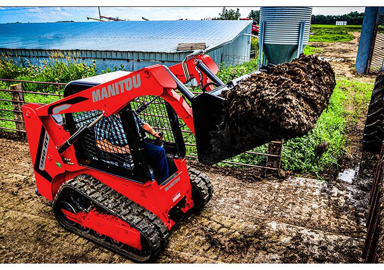 caption Manitou 1340 R Compact Loader - 612KG Capacity
