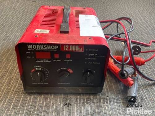 Projecta Workshop 12V Battery Charger With Engine Start, Used & Untested,Serial No: HDBC20