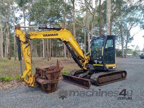 Yanmar Hydraulic Excavator 8T + Full Set of Buckets & Ripper! Model: VIO80