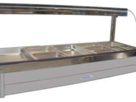 Roband C25RD Hot Foodbar Double Row With Rear Roll - picture0' - Click to enlarge