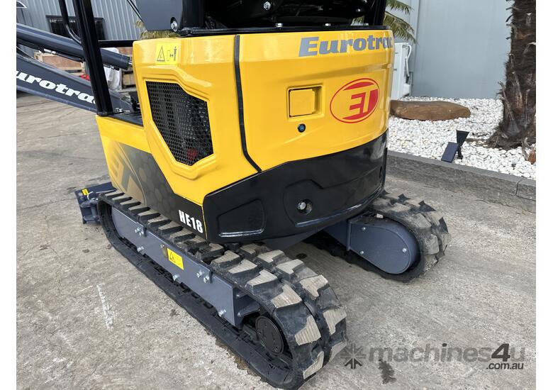 Eurotrac 1.8T Mini Excavator Kubota Engine 