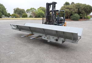 Motorised Belt Conveyor with Large Guards - 5.45m long