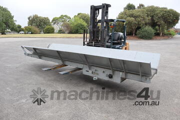 Motorised Belt Conveyor with Large Guards - 5.45m long