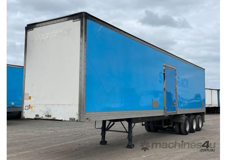 caption 2004 Vawdrey VBS3 44ft Tri Axle Pantech Trailer