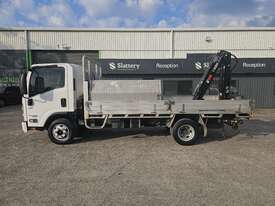 2017 Isuzu NPR 45-155 4x2 Tabletop W/ Crane (Car Licence/ Automatic) (Ex Lease) - picture0' - Click to enlarge