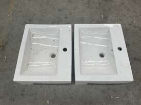 2 x Bathroom Basins - picture0' - Click to enlarge