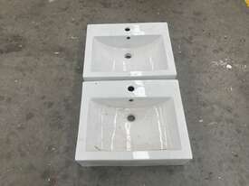 2 x Bathroom Basins - picture0' - Click to enlarge
