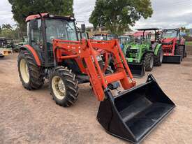 Kioti DK902 cab tractor with loader - picture0' - Click to enlarge