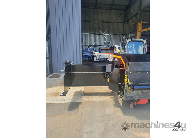 caption ONE LEFT! Skid Steer Shoulder Paver SM1500 - Perfect for Asphalt Placement & Trenching!
