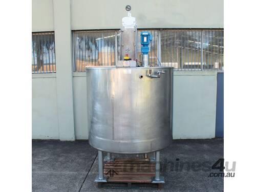 Stainless Steel Jacketed Mixing Tank