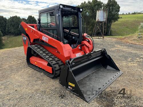 Kioti TL750 Tracked Skid Steer Loader 75hp - Comfortable Operation