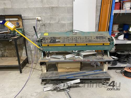 Macho Heavy Duty Sheet Metal Panbrake Bender and Folder 