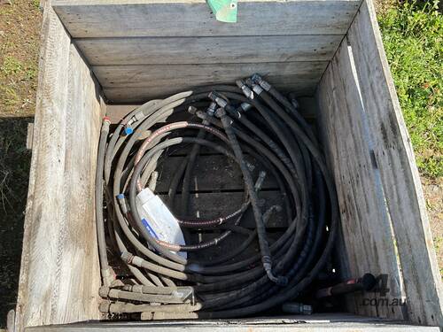 Crate Of Hydraulic Hoses