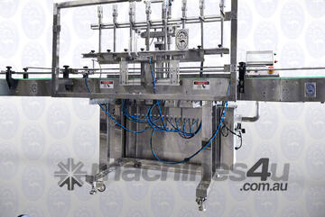 Flamingo 8 Head 2-Lane Automatic Gear Pump Filler (Modular / Easy to Clean!)