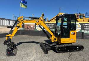 2024 Caterpillar 303CR Rubber Tracked Mini Excavator - Durability and Traction!