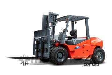 Heli K2 Diesel Forklift Dual Wheel Wide Carriage Container Handler Specification