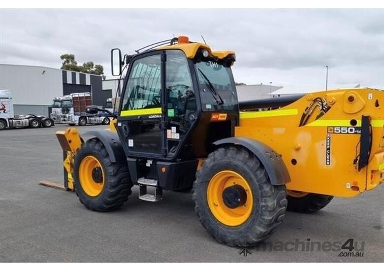 caption 2018 JCB 550-140 TELEHANDLER U4791