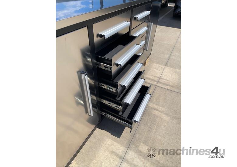 10 Drawer Stainless Steel Work Bench