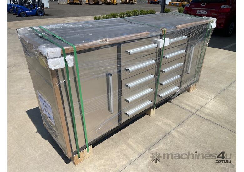 10 Drawer Stainless Steel Work Bench
