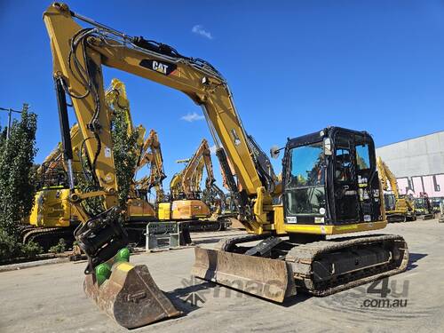 2017 CAT 308E2 CR 8.4T EXCAVATOR (M1071) WITH TILT HITCH, BUCKETS, FULL CIVIL SPEC, 3553 HOURS