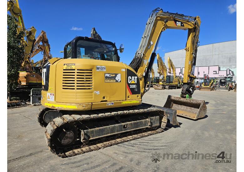 2017 CAT 308E2 CR 8.4T EXCAVATOR (M1071) WITH TILT HITCH, BUCKETS, FULL CIVIL SPEC, 3553 HOURS
