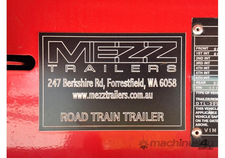 2018 Mezz Tri470 Tri Axle Drop Deck Trailer