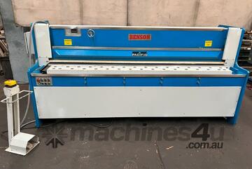 Benson UH 2500mm x 4mm Hydraulic Guillotine