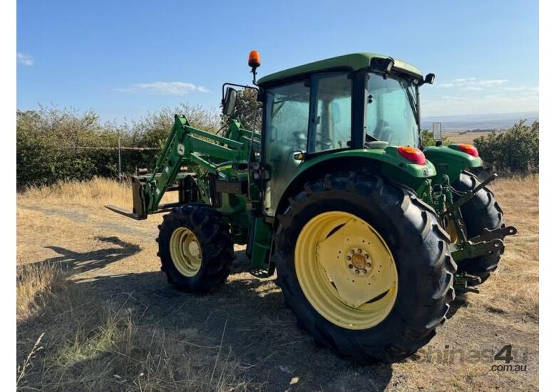 caption 2007 John Deere 6320 Tractor w/ JD 640 FEL