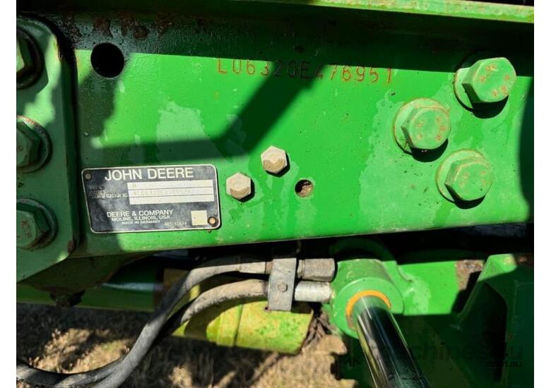 caption 2007 John Deere 6320 Tractor w/ JD 640 FEL
