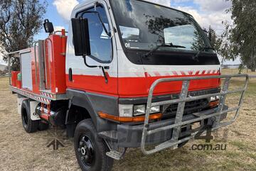 Mitsubishi Fuso Canter FG 4x4 Single Cab Firetruck. Ex NSW Rural Fire Service.
