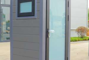 Toilet Single with Hand Basin Grey Cladding New