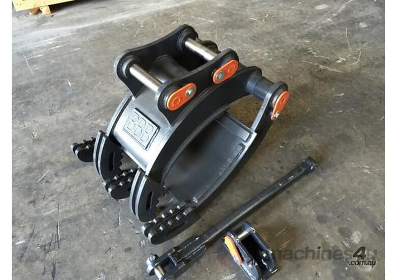 caption BETTA BILT BUCKETS 8 TONNE MANUAL GRABS