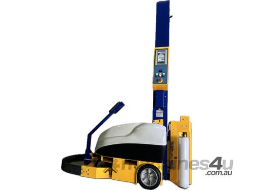 caption EX-DEMO AUTOMATIC PALLET WRAPPING ROBOT - 200% POWER PRESTETCH
