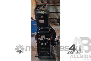 Boc Gas 320R Mig Remote Welder with WF2 Wire Feeder