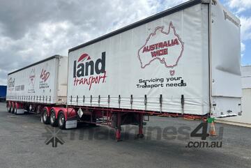 2011 Vawdrey VB S3 Tri Axle Curtainside A Trailer