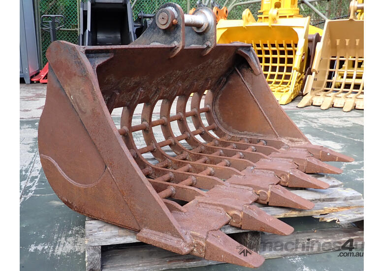 Barely used 5-10 ton (50mm pin) 1300mm Excavator Skeleton Sieve Riddle Bucket