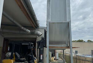 Used Industrial Bag-Filter Dust Extraction System Airtight Solutions T-Series + Nederman Rotary Va