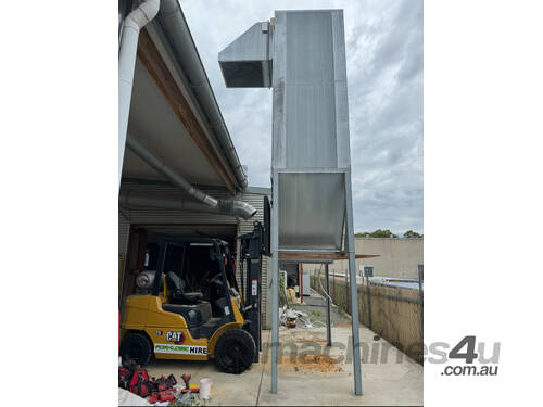 Used Industrial Bag-Filter Dust Extraction System – Airtight Solutions T-Series + Nederman Rotary Va