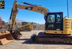 2017 CAT 315FL 15T Excavator with buckets, E.M.U.S MS1142