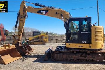 2017 CAT 315FL 15T Excavator with buckets, E.M.U.S MS1142
