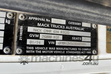 2014 Mack CMHR Trident 6x4 Tipper & Quad Dog